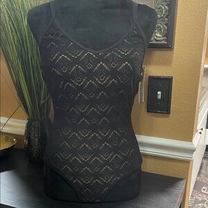 NWT Ninety-Nine Elegant Black Lace Women swimsuit